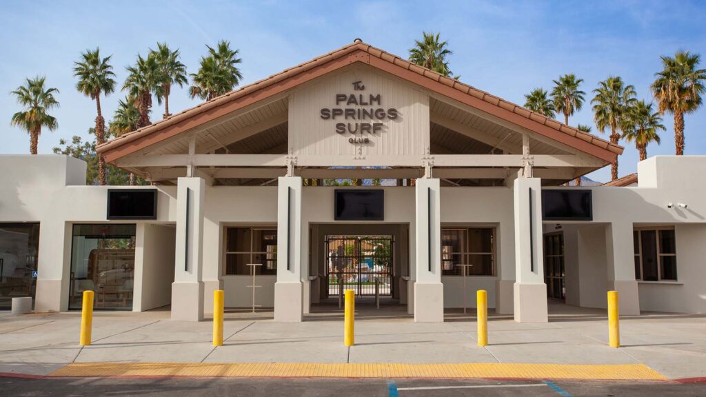 Palm Springs Surf Club - Main Entrance | Palm Springs, CA