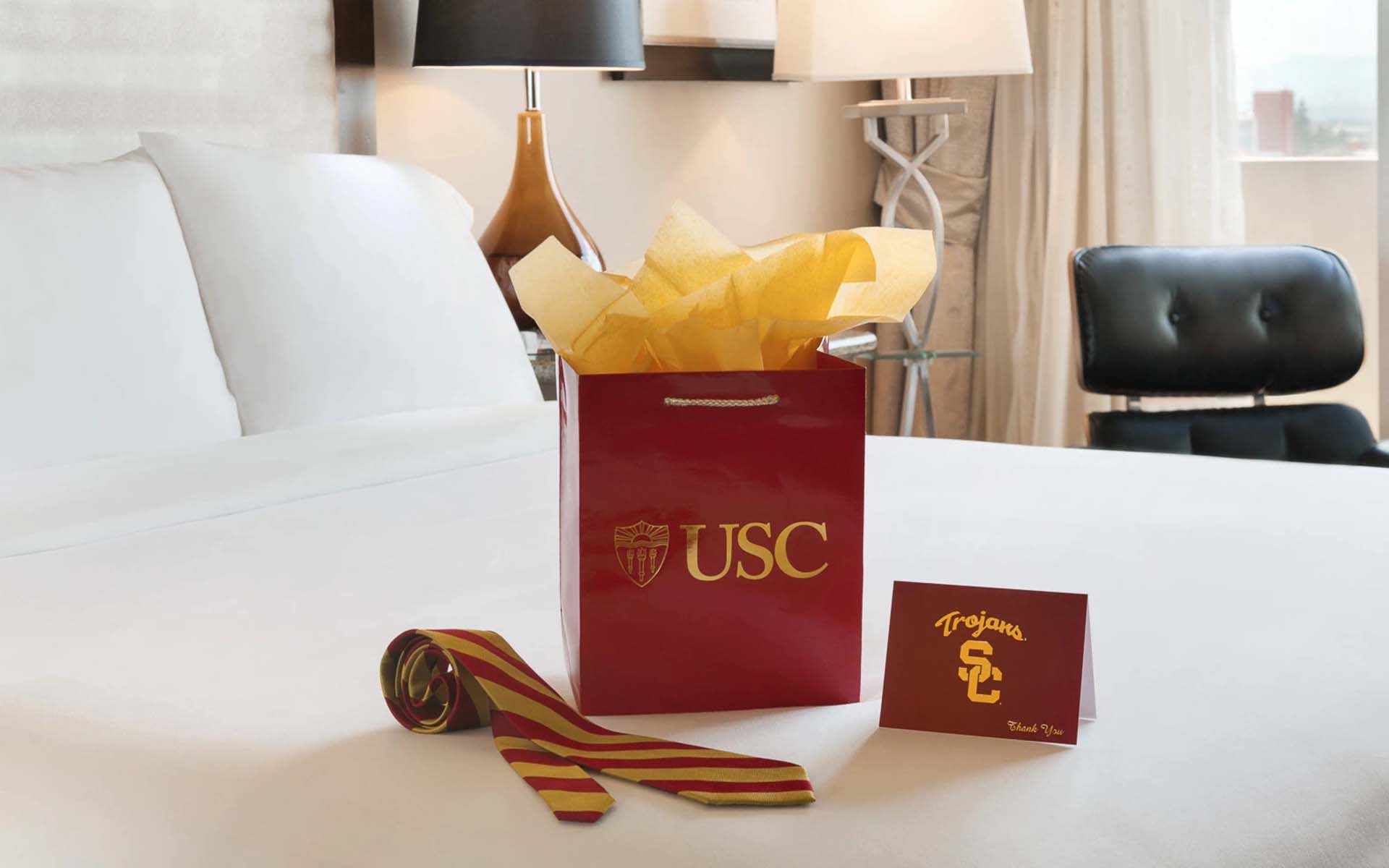 USC Hotel room brand
