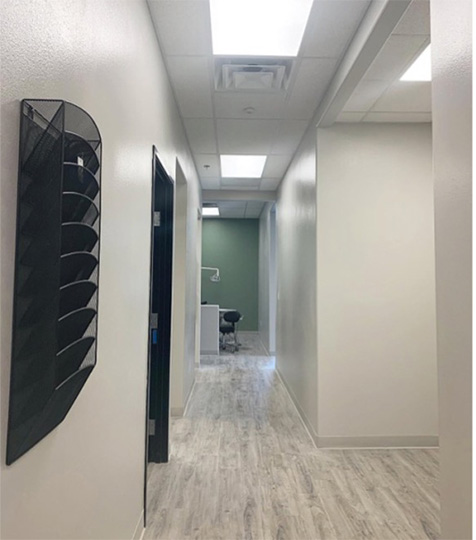 Sage Initiative Dental Hallway