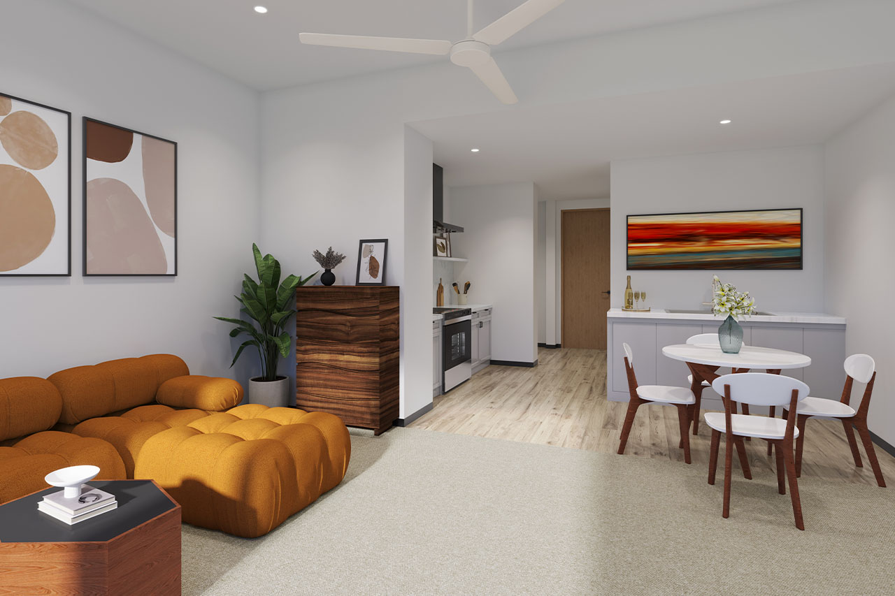 Commercial Multi-Family Real Estate Development Interior - Indio, CA