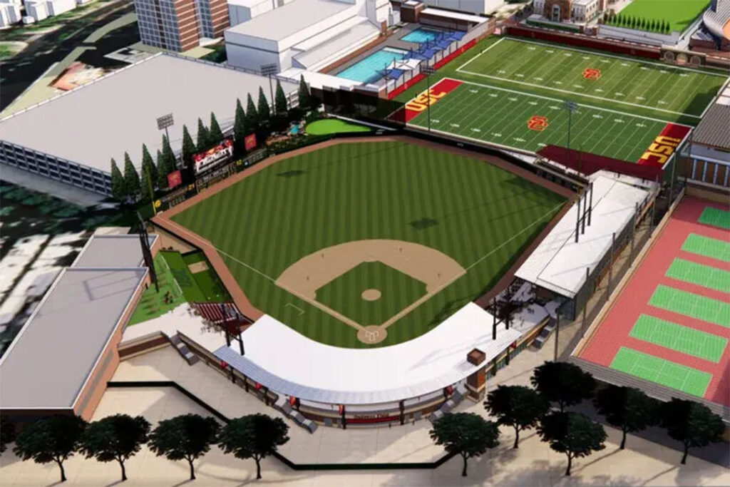 USC Baseball Stadium Rendering